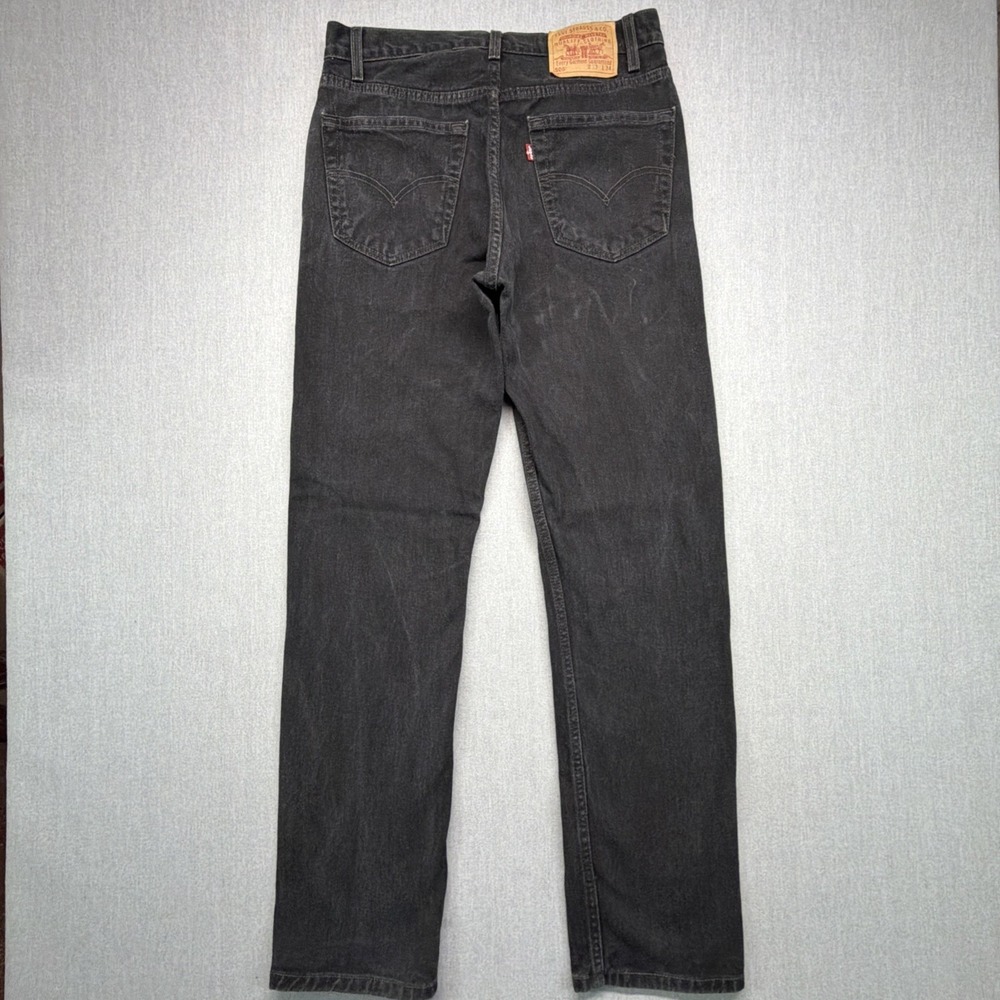 Vintage Levi's 505 Jeans Black Denim 33x34 (Fits‎ 30x33) Straight Leg
